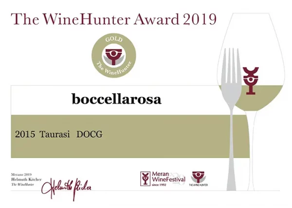 Boccella Rosa Winery Award - The WineHunter Award GOLD