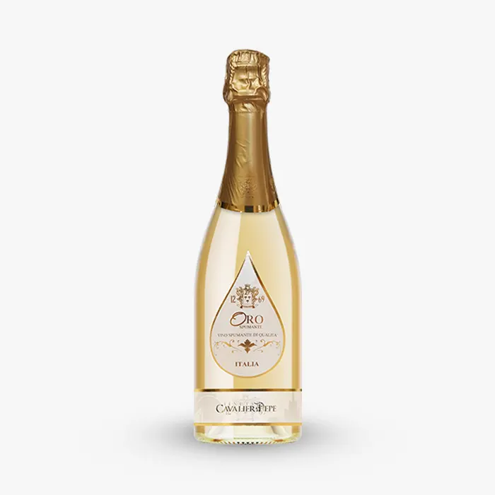 Vino spumante brut Oro Tenuta Cavalier Pepe Vino spumante brut “Oro” – Tenuta Cavalier Pepe - immagine 1